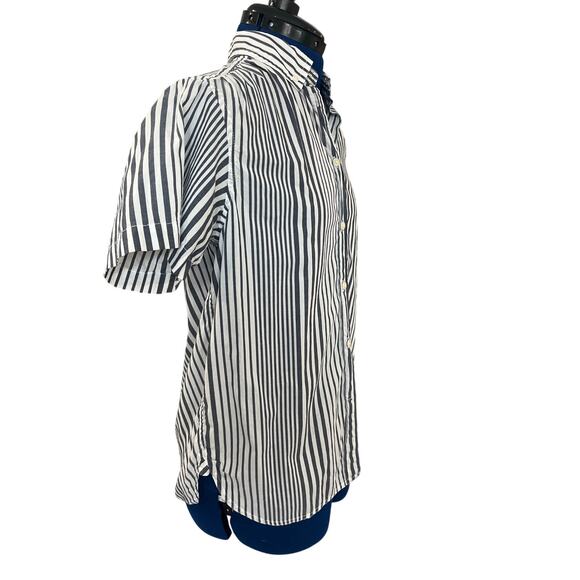 J.Crew Classic Collared Short Sleeve Button Up Size S Preppy Casual Minimalist - Picture 3 of 10